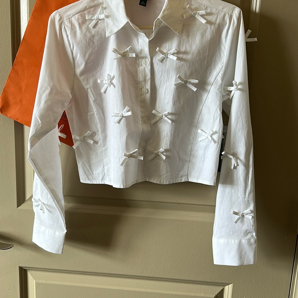 Wild Fable White Button Down Shirt